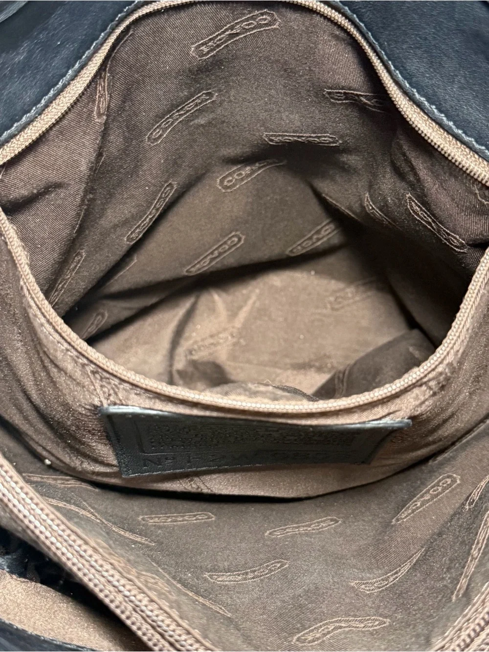 Coach Legacy Black Leather Bucket Bag Vintage